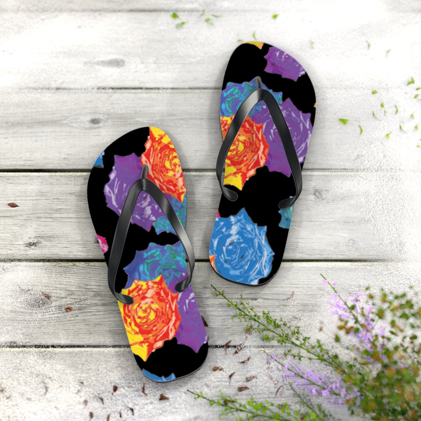 Rose Flip Flops