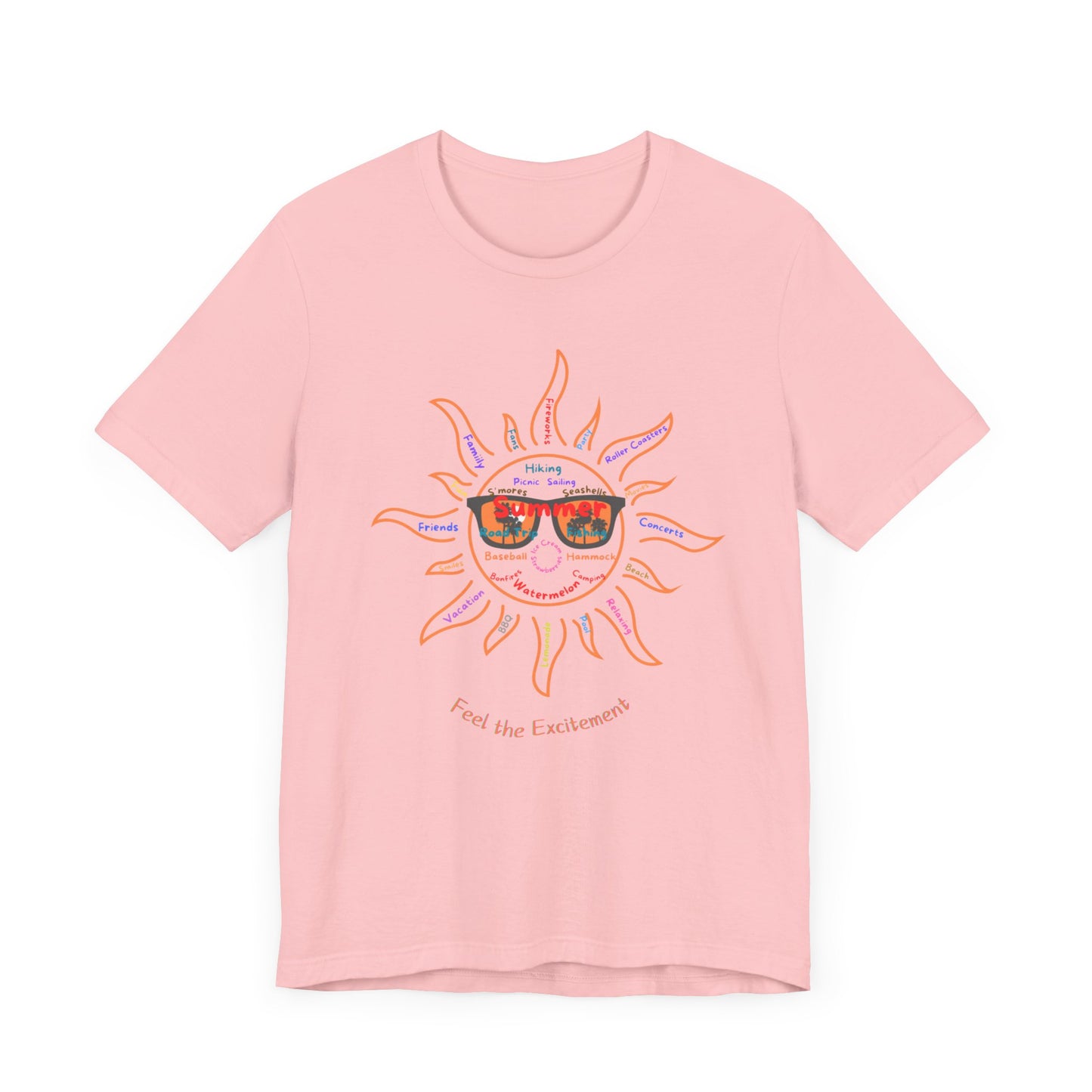 Summer words Unisex Jersey Short Sleeve Tee
