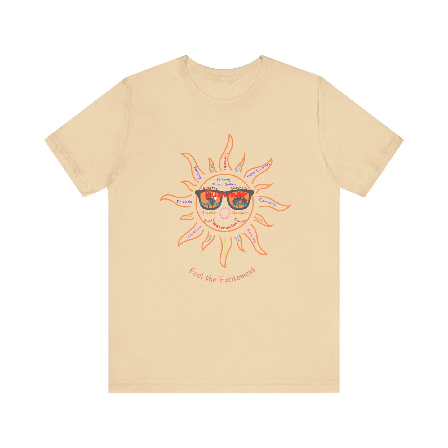 Summer words Unisex Jersey Short Sleeve Tee