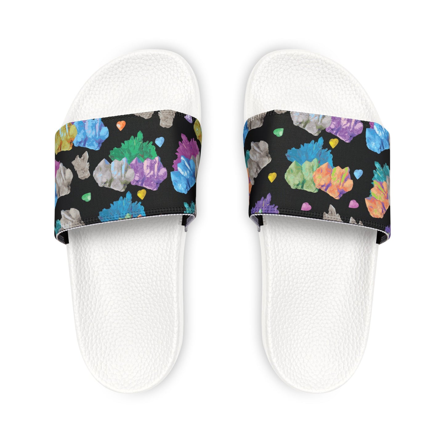 Colorful Crystal Women's Removable-Strap Sandals