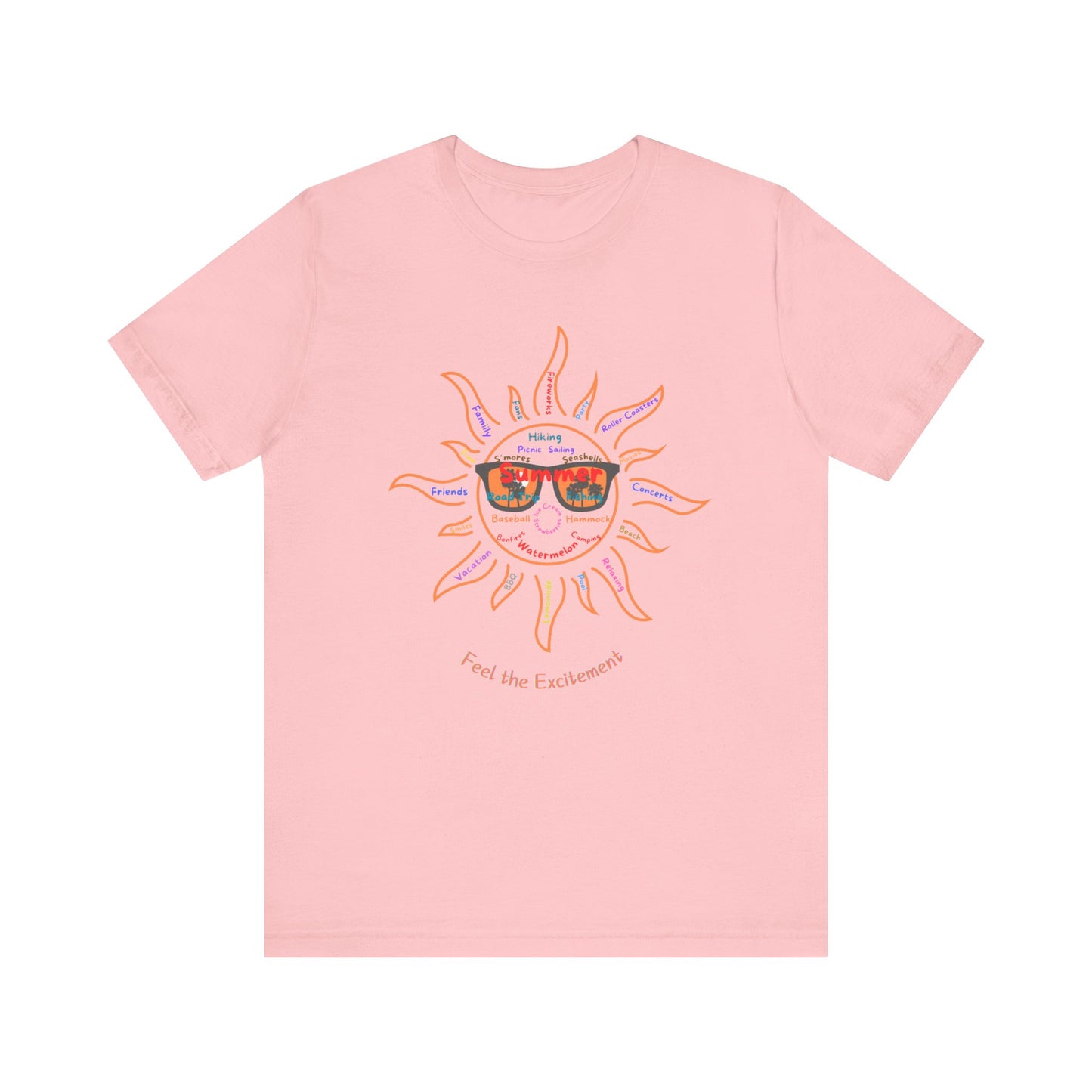 Summer words Unisex Jersey Short Sleeve Tee