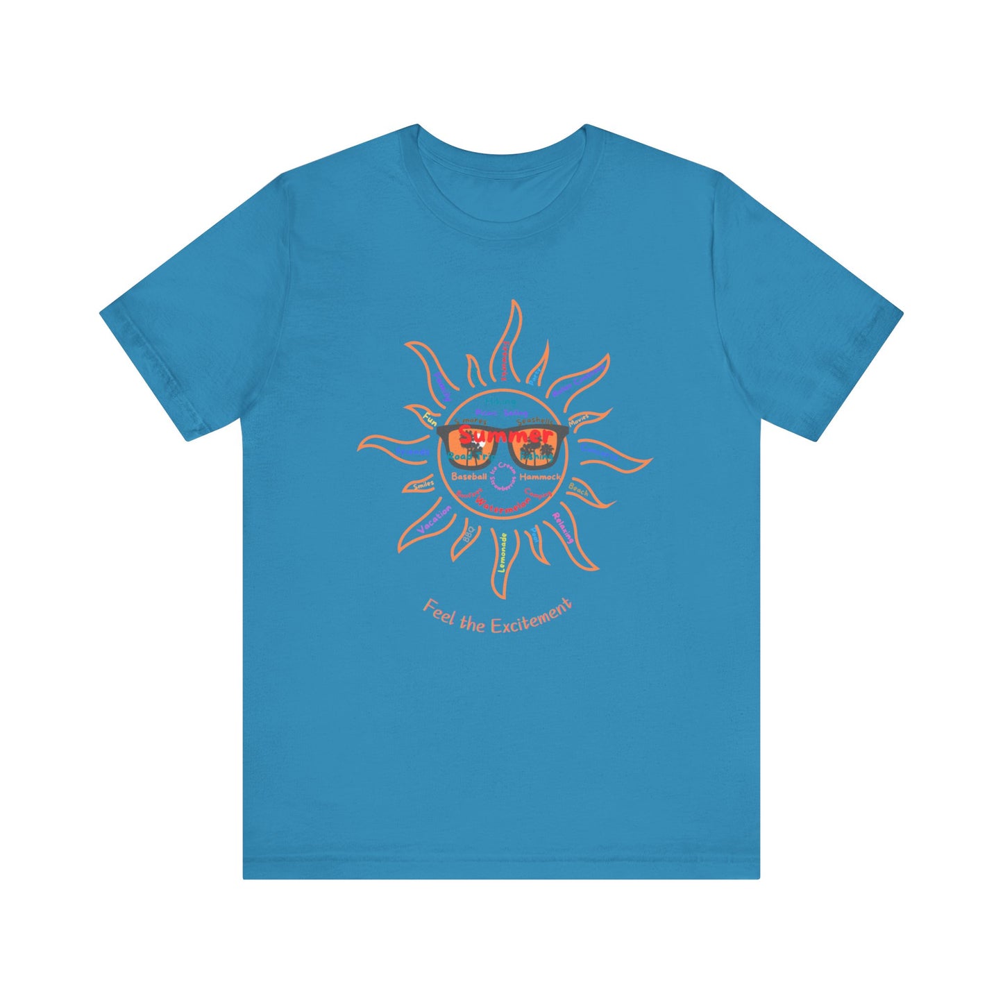 Summer words Unisex Jersey Short Sleeve Tee