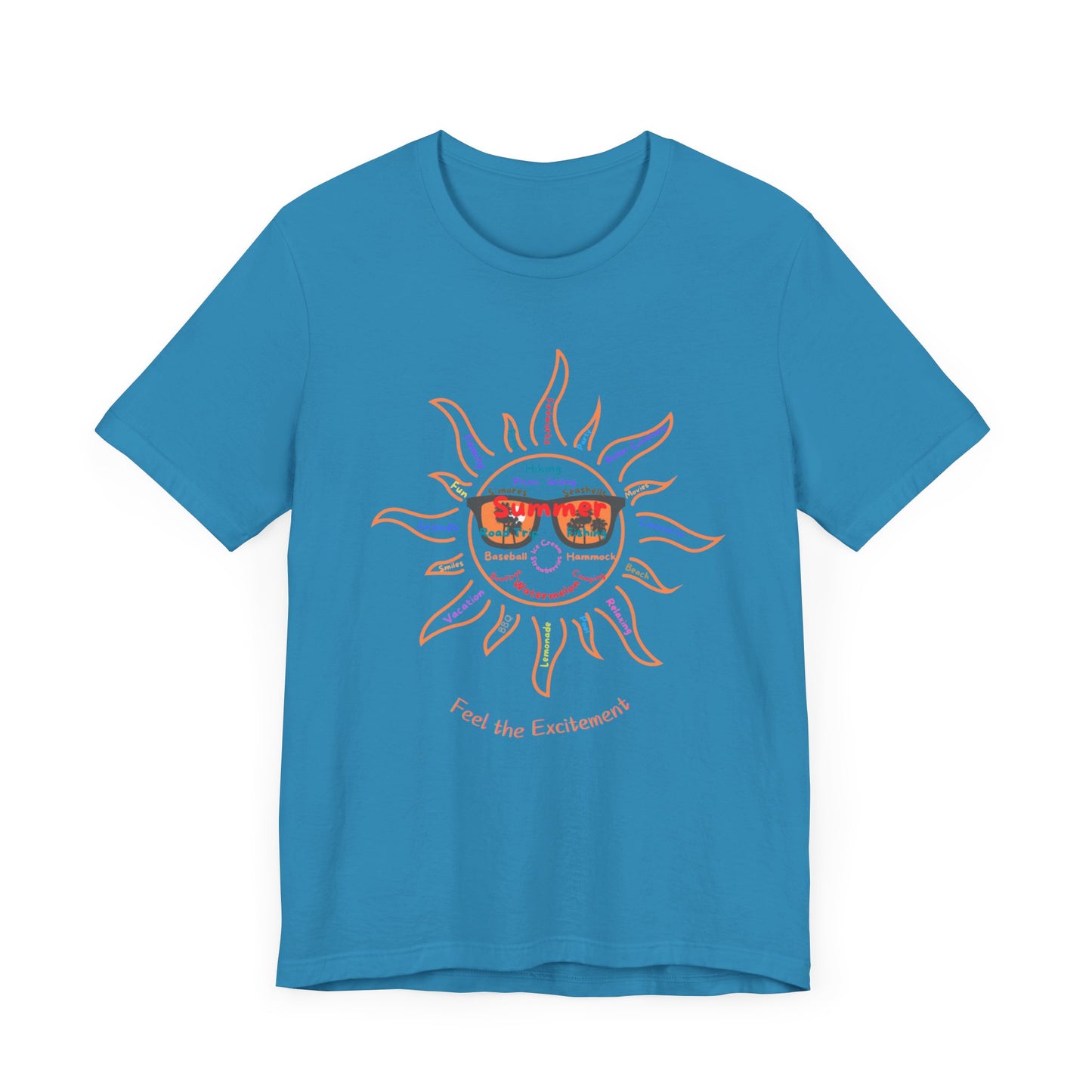 Summer words Unisex Jersey Short Sleeve Tee