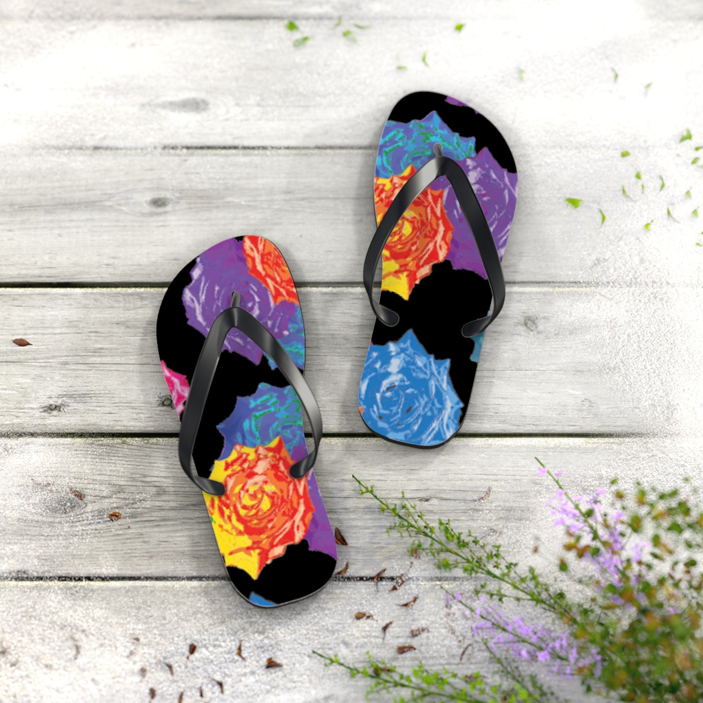Rose Flip Flops