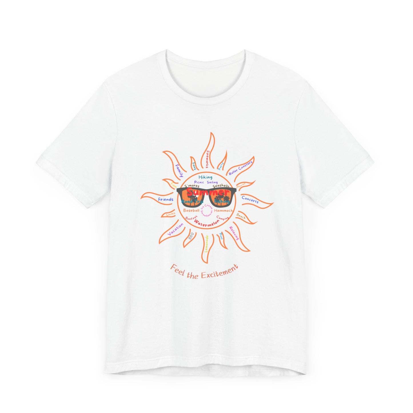 Summer words Unisex Jersey Short Sleeve Tee
