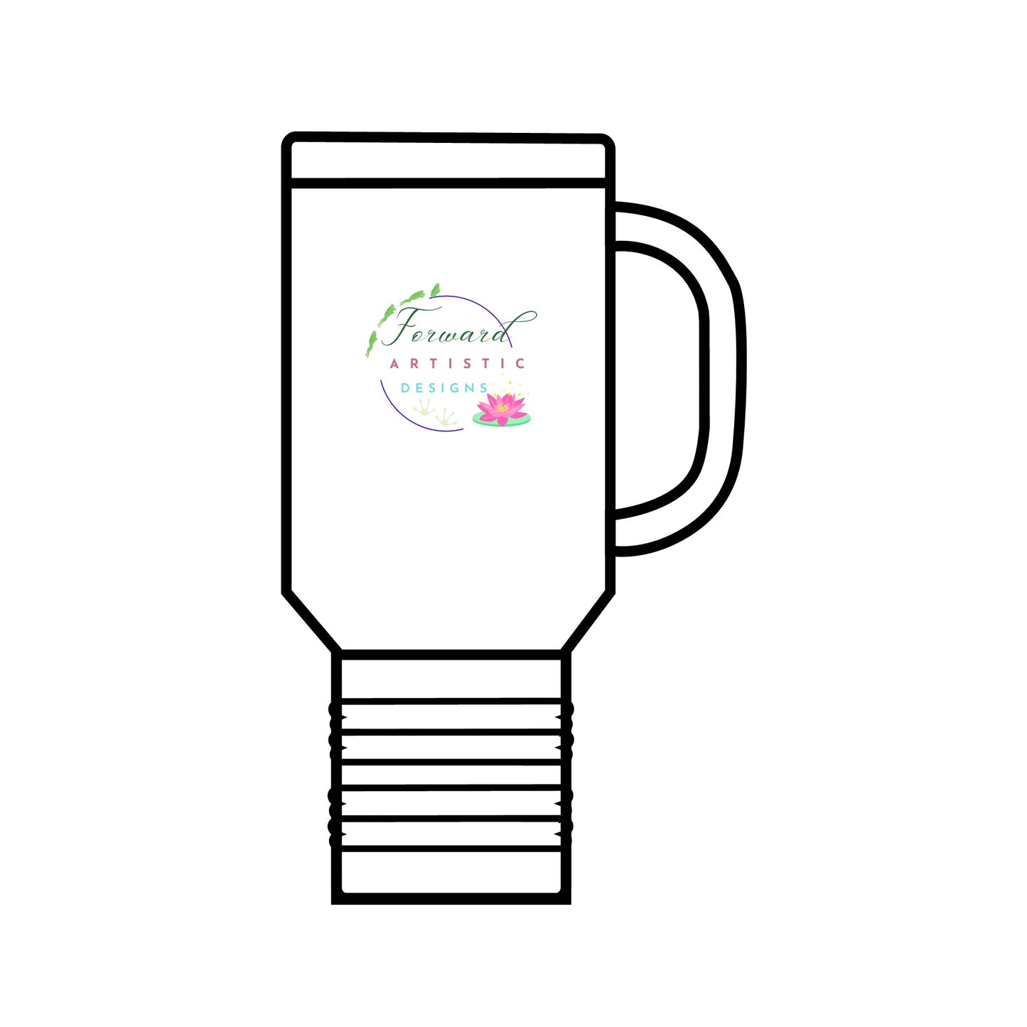 Forward Artistic Designs Insulated Travel Mug, 40oz