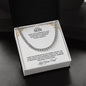 To My Son | Remember How Much You Are Loved - Cuban Link Chain
