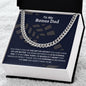 To My Bonus Dad | Thank you - Cuban Link Chain