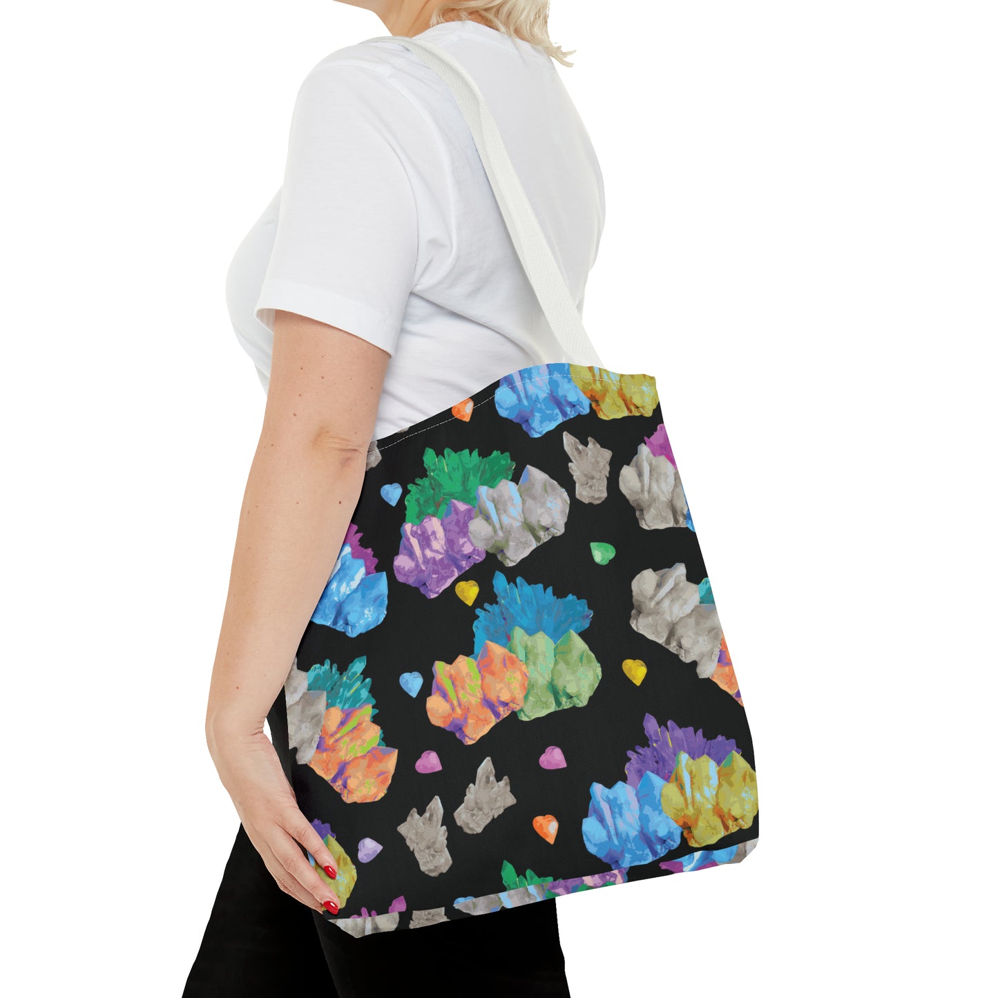 Vibrant Crystal Tote Bag