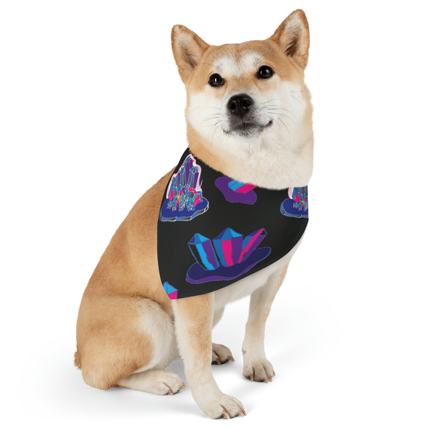 Crystal Pet Bandana Collar