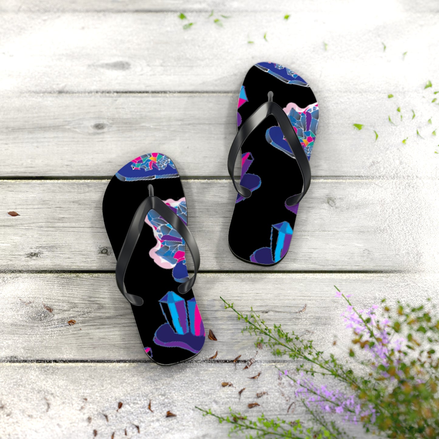 Crystal Flip Flops