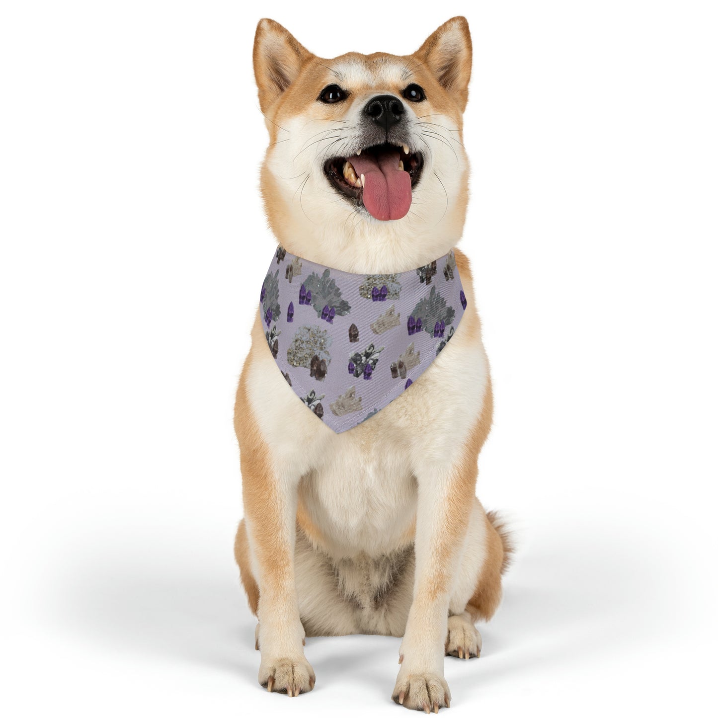 Natural Crystal Pet Bandana Collar