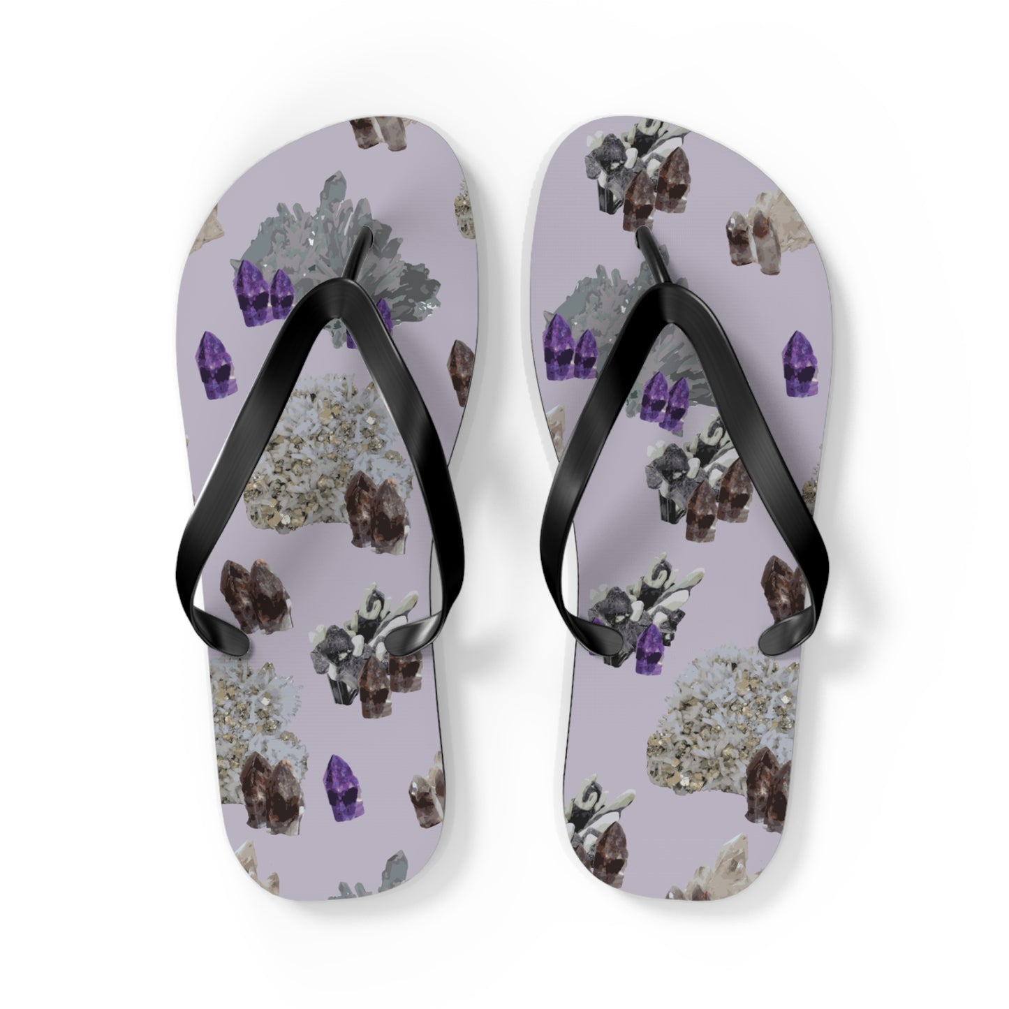 Natural Crystal Flip Flops