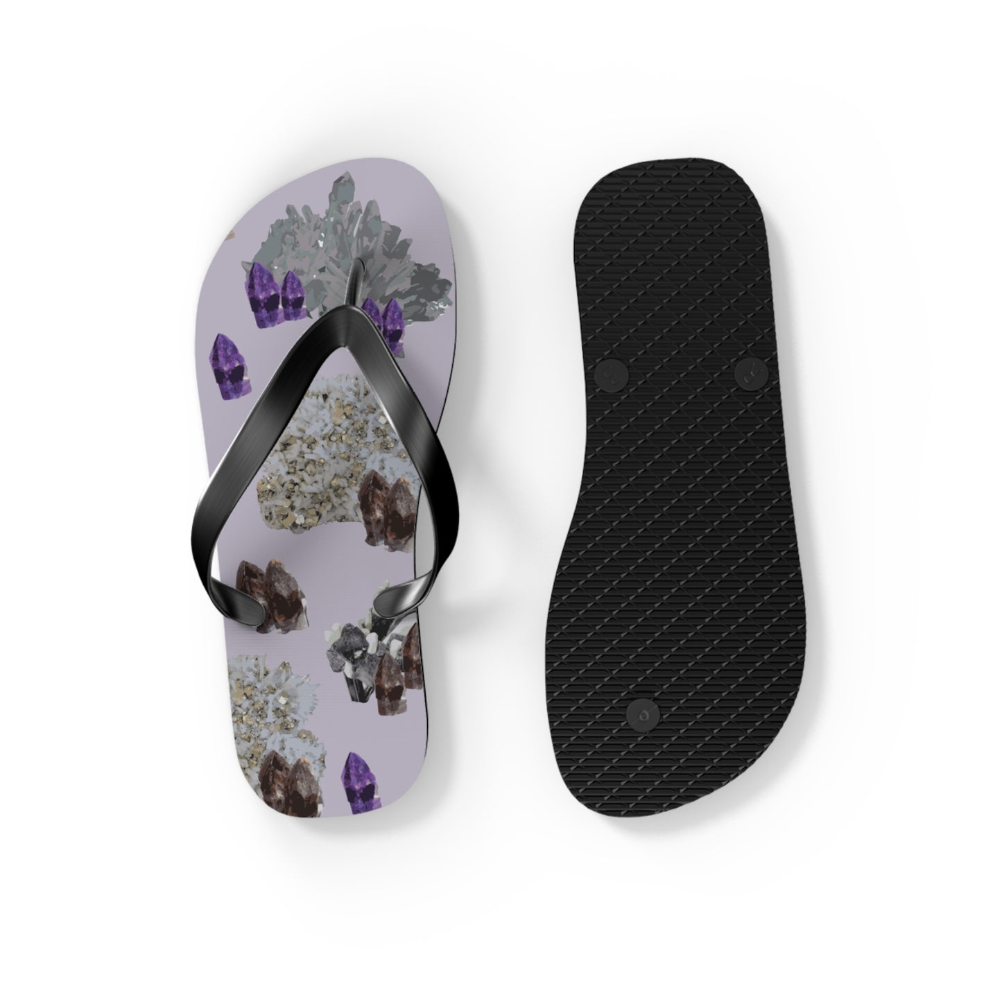 Natural Crystal Flip Flops