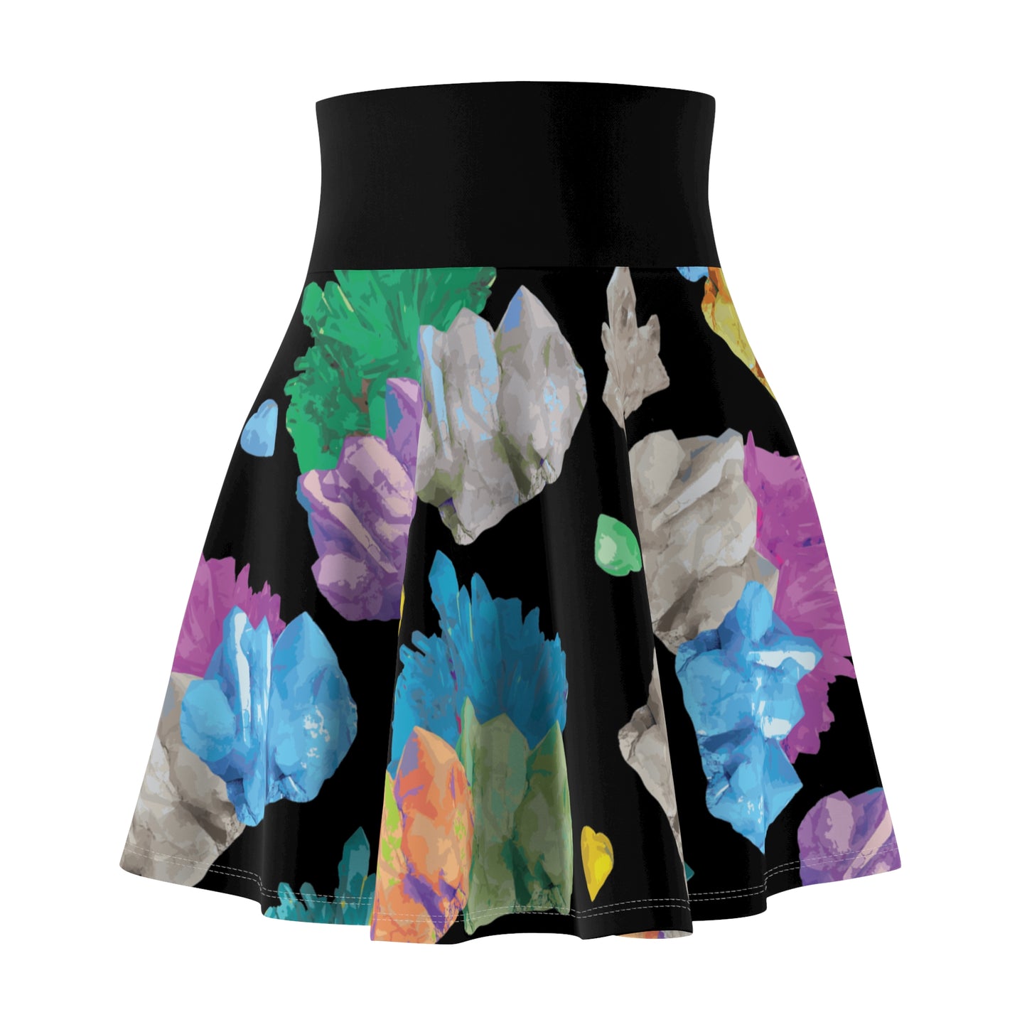 Vibrant Crystal Women's Skater Skirt