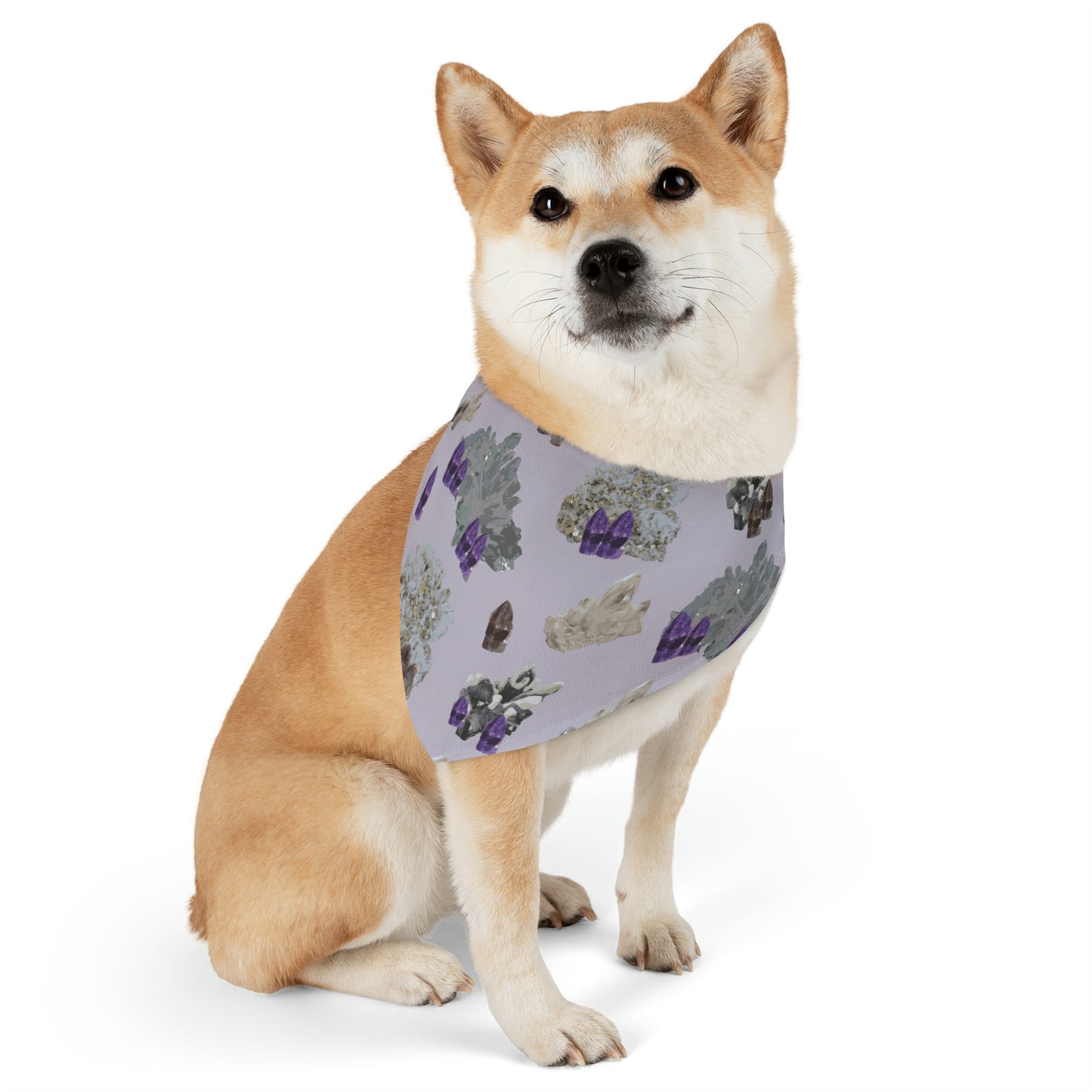 Natural Crystal Pet Bandana Collar