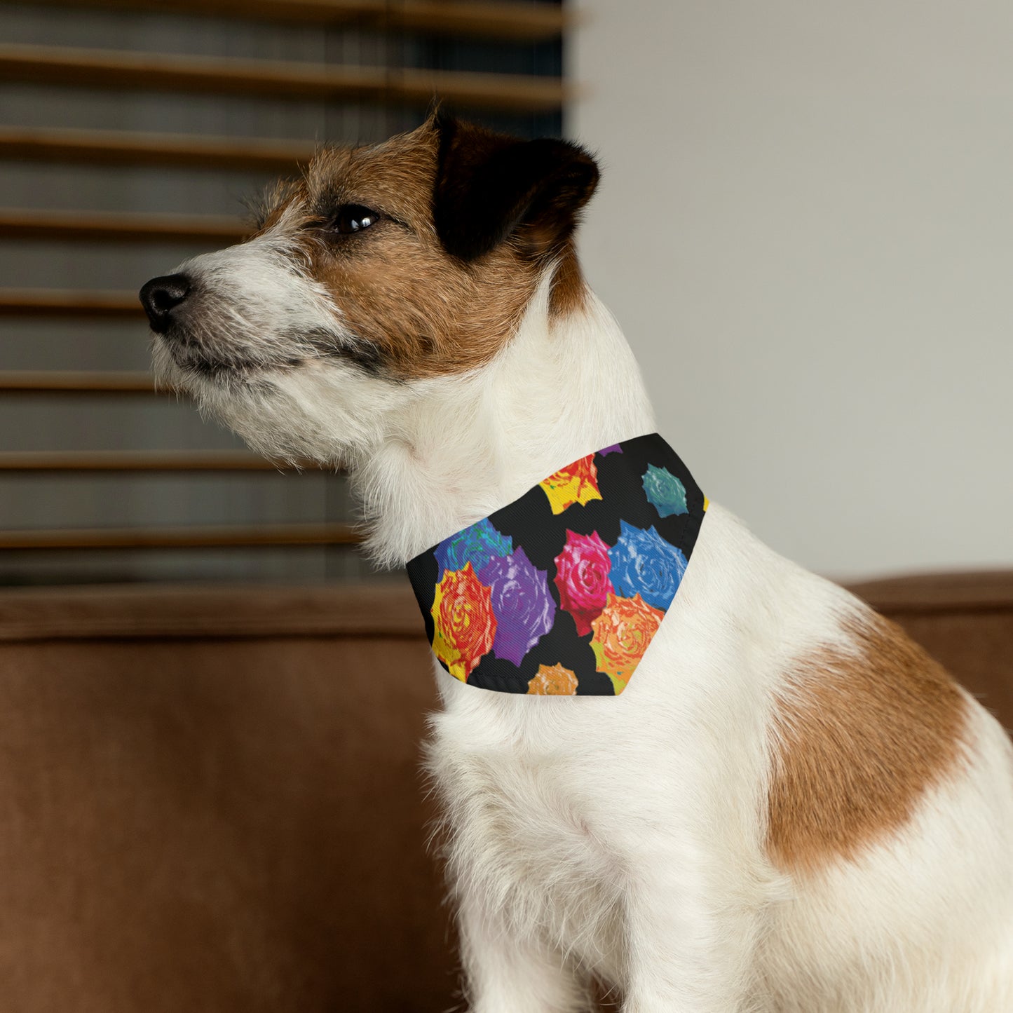 Roses Pet Bandana Collar