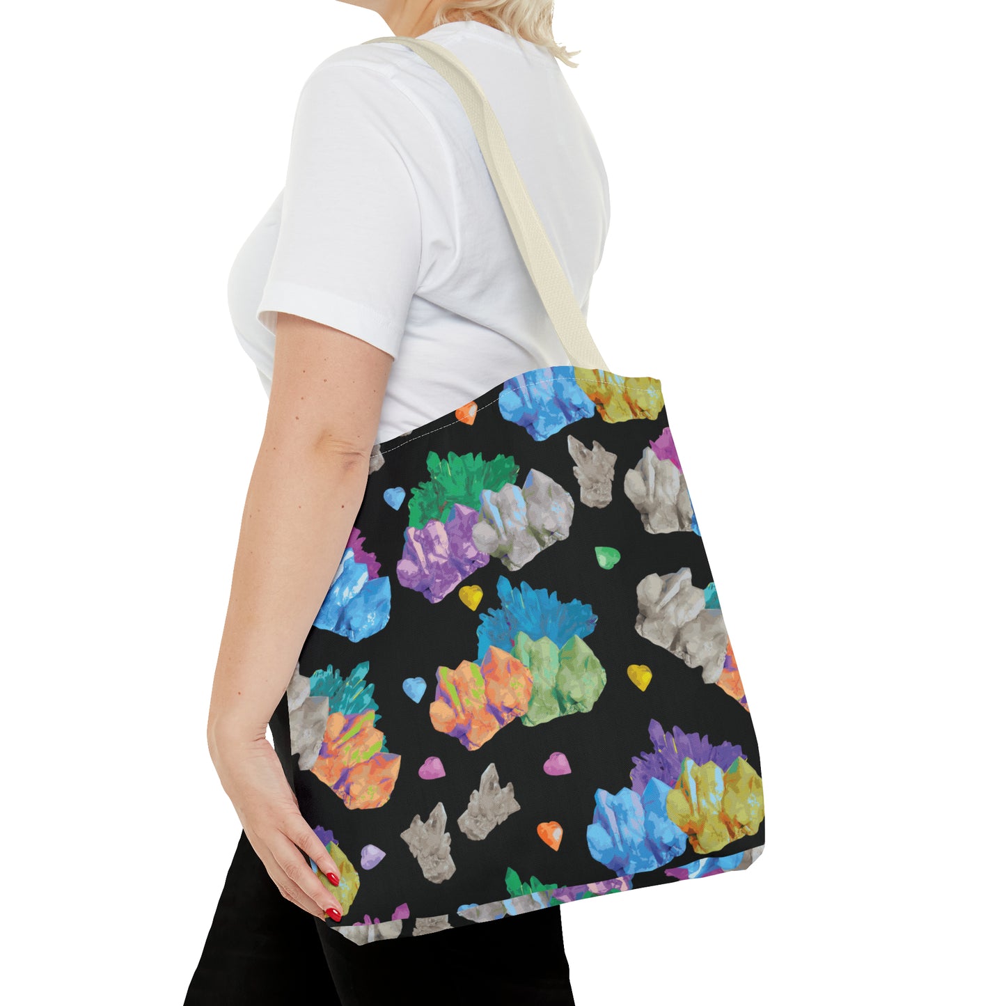 Vibrant Crystal Tote Bag