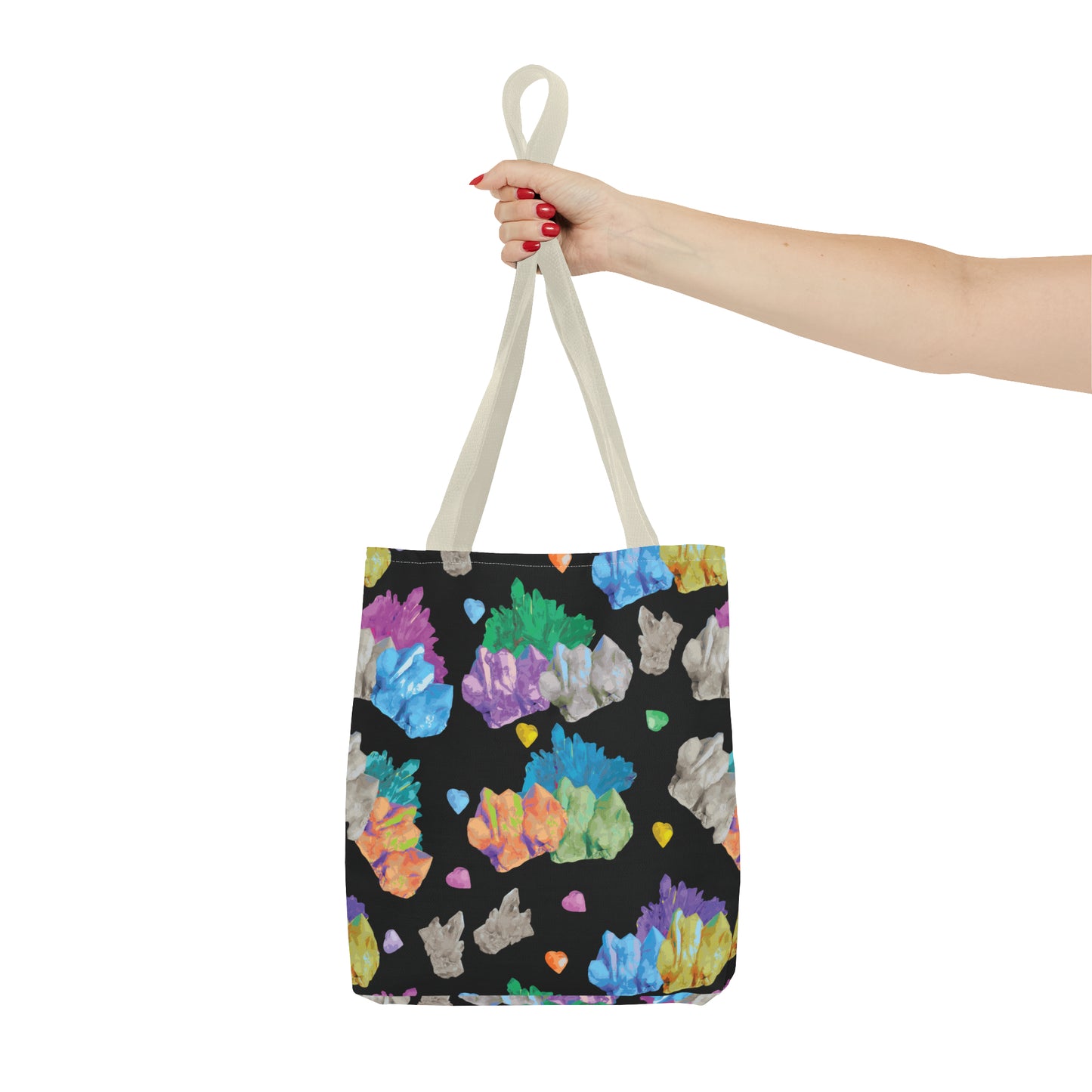 Vibrant Crystal Tote Bag