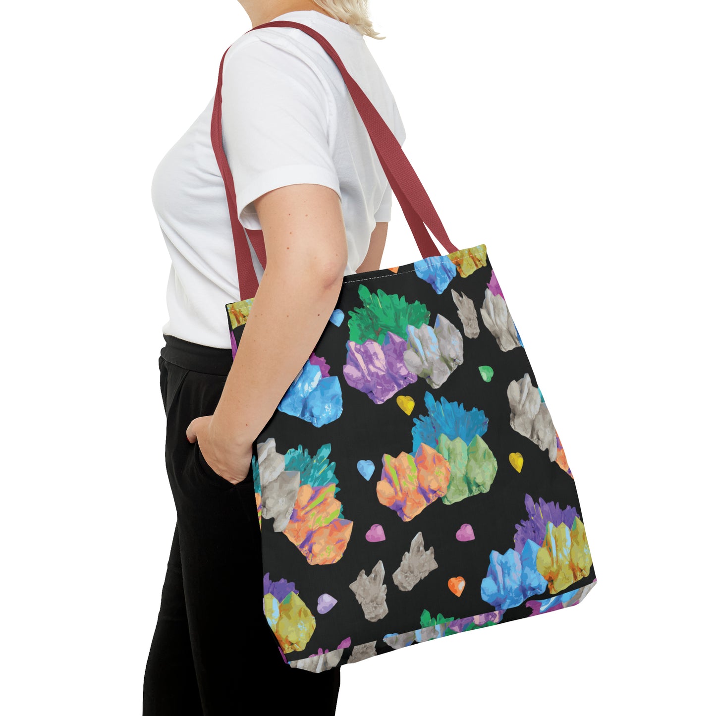 Vibrant Crystal Tote Bag