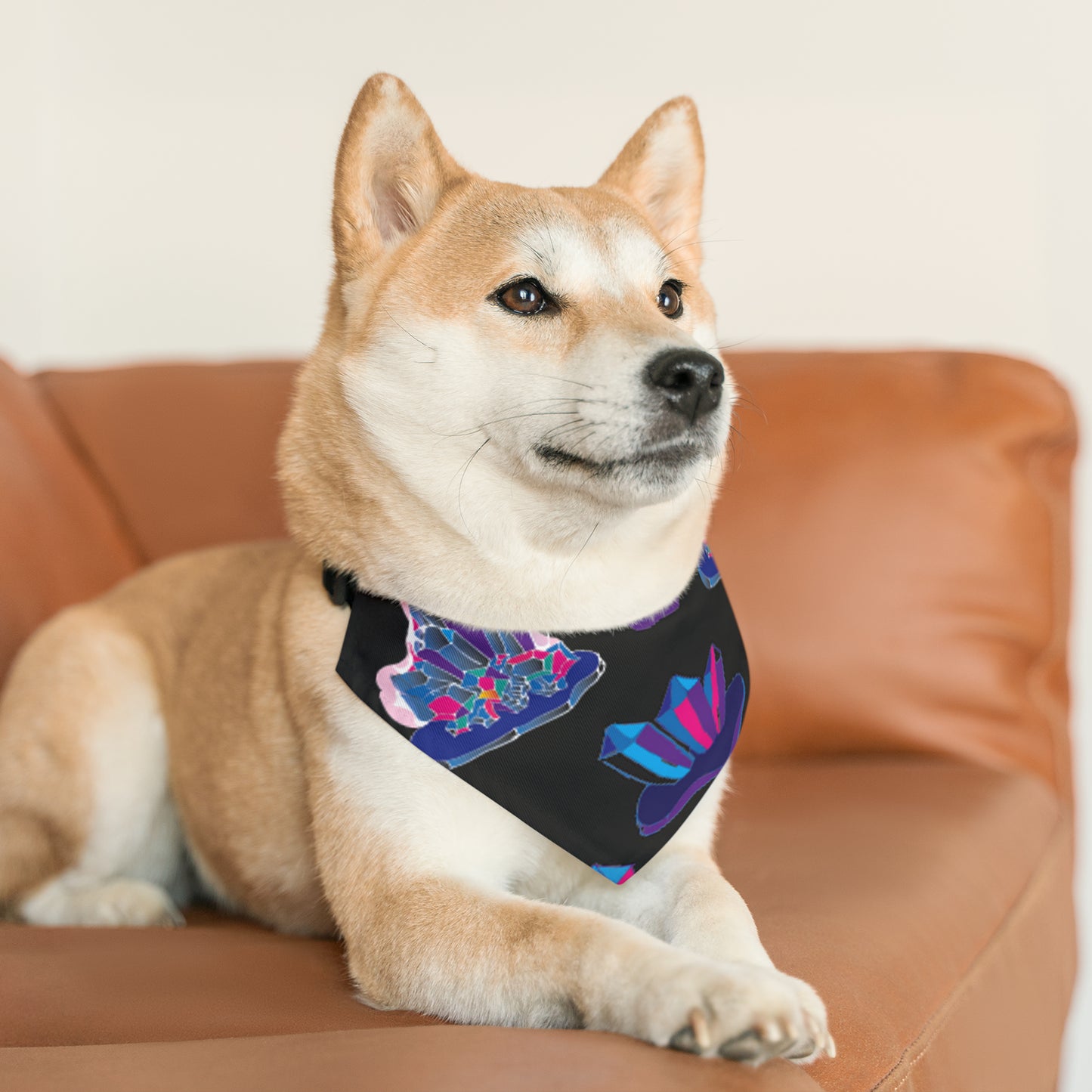 Crystal Pet Bandana Collar