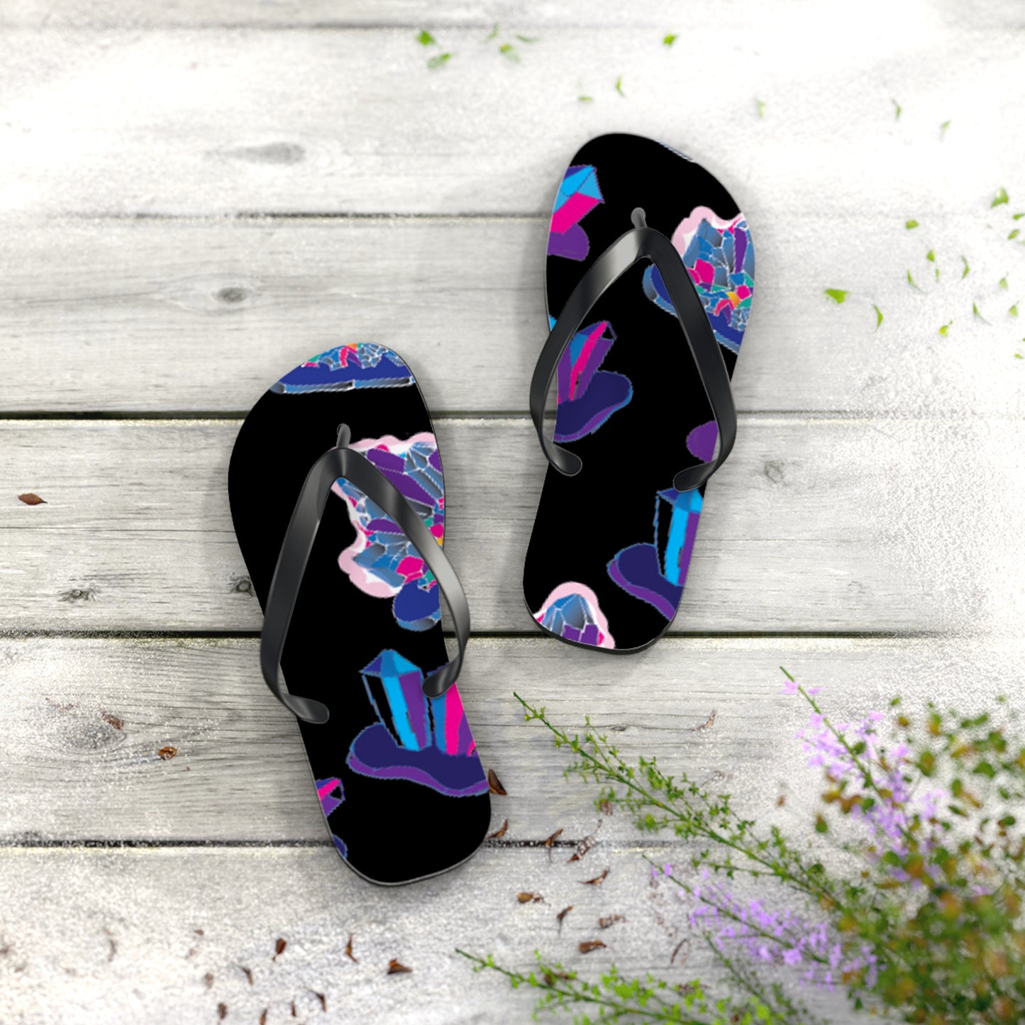 Crystal Flip Flops