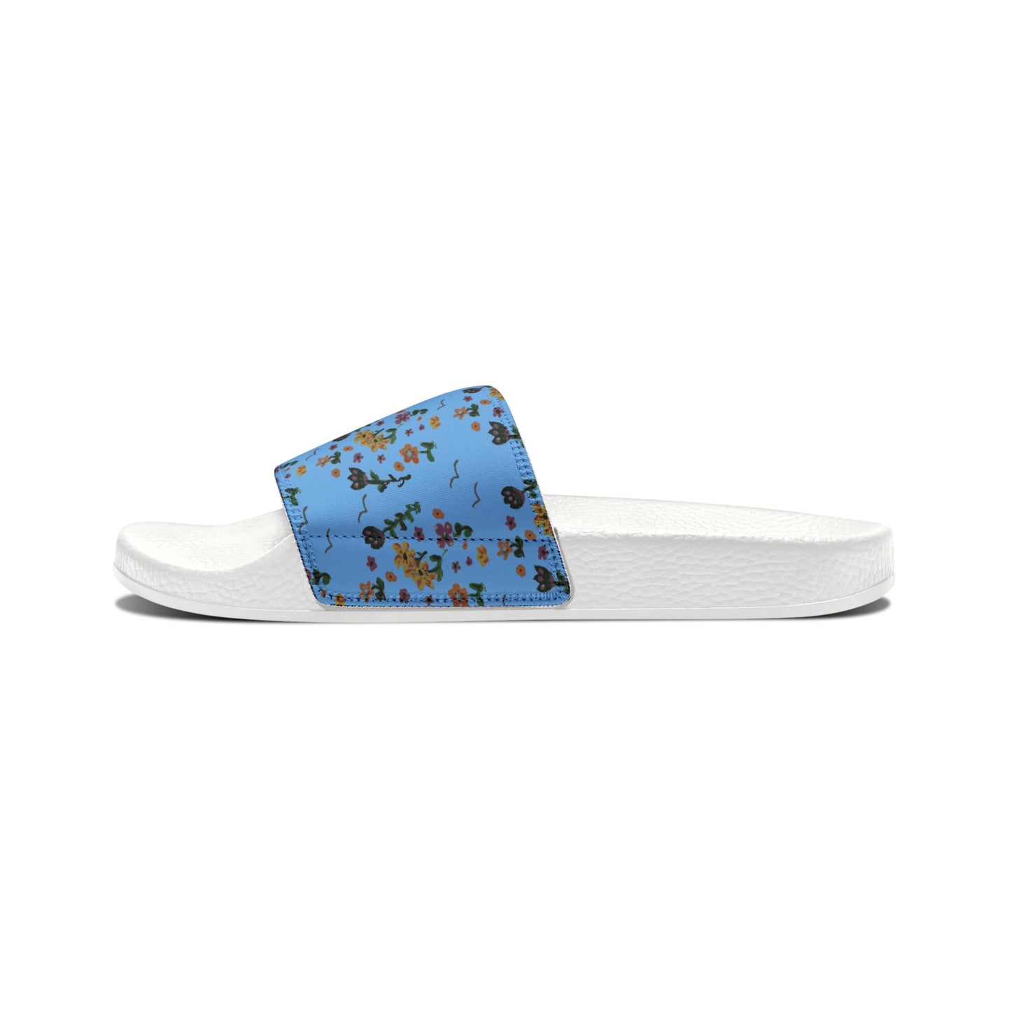 Painted Flowers Women's Removable-Strap Sandals