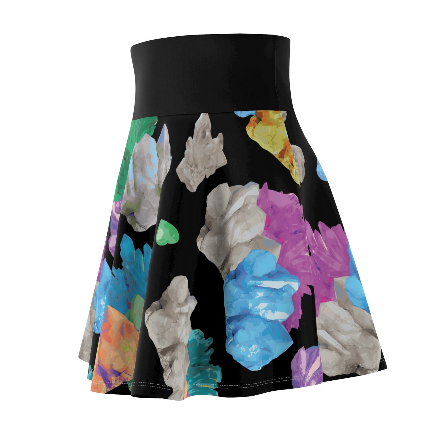 Vibrant Crystal Women's Skater Skirt