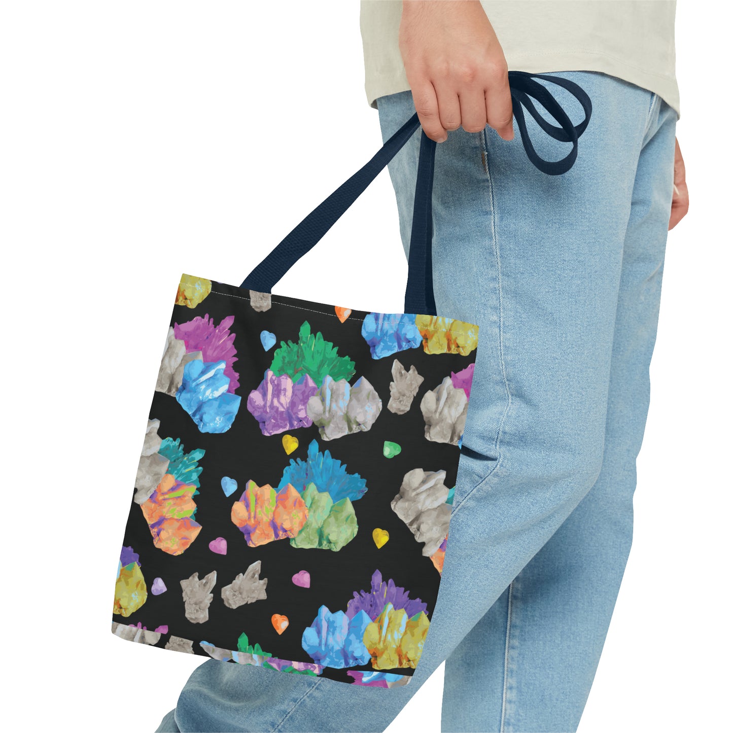 Vibrant Crystal Tote Bag