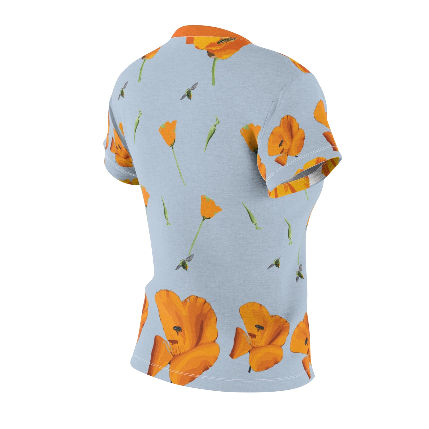 Poppies and Bees Women's Cut & Sew Tee