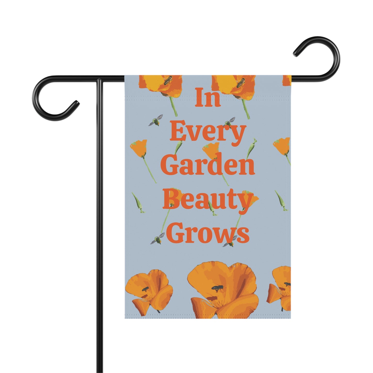 Cute Flowers and Bees Garden & House Banner