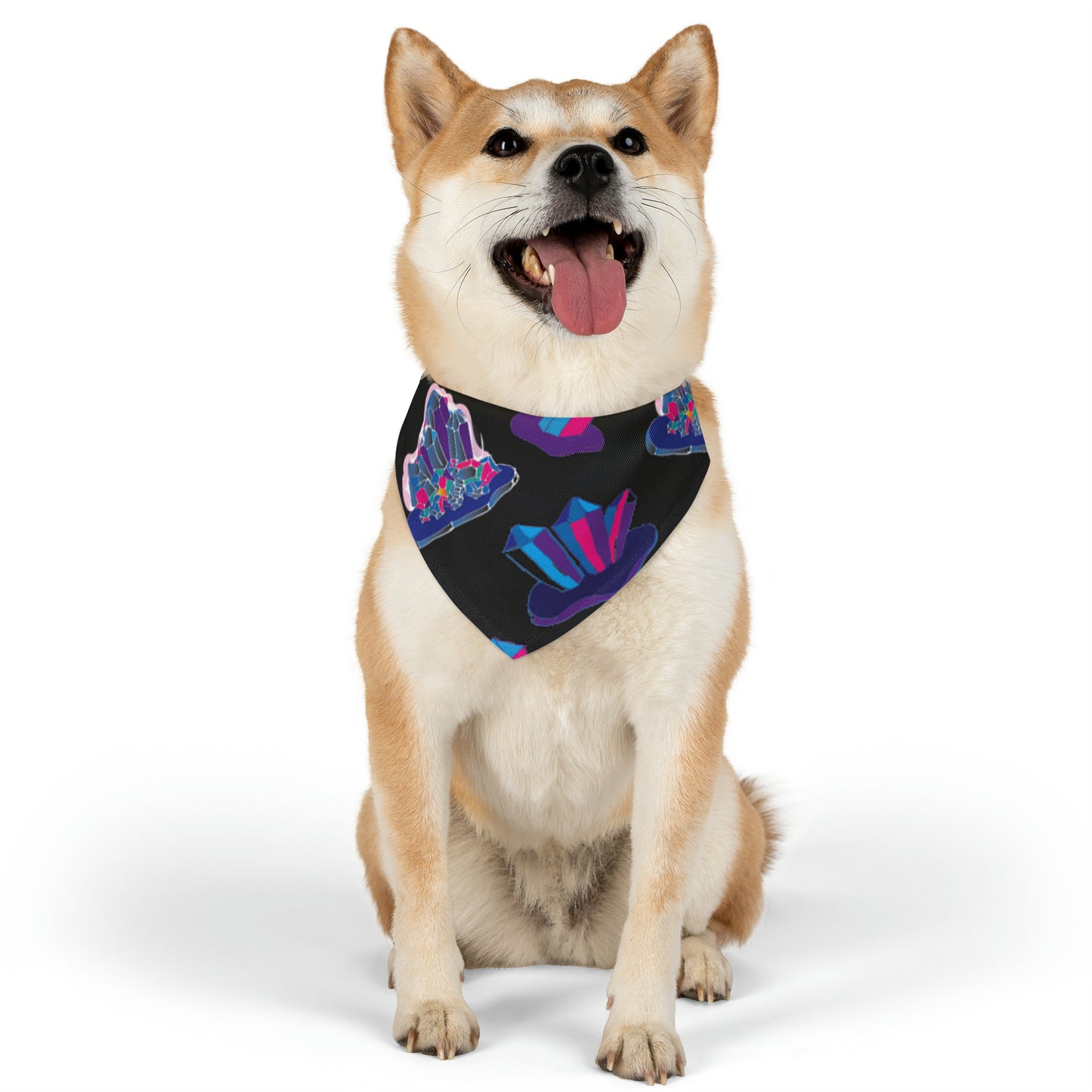 Crystal Pet Bandana Collar