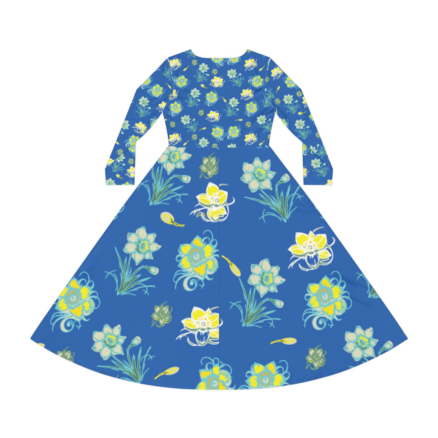 Women's Long Sleeve Daffodil Dance Dress