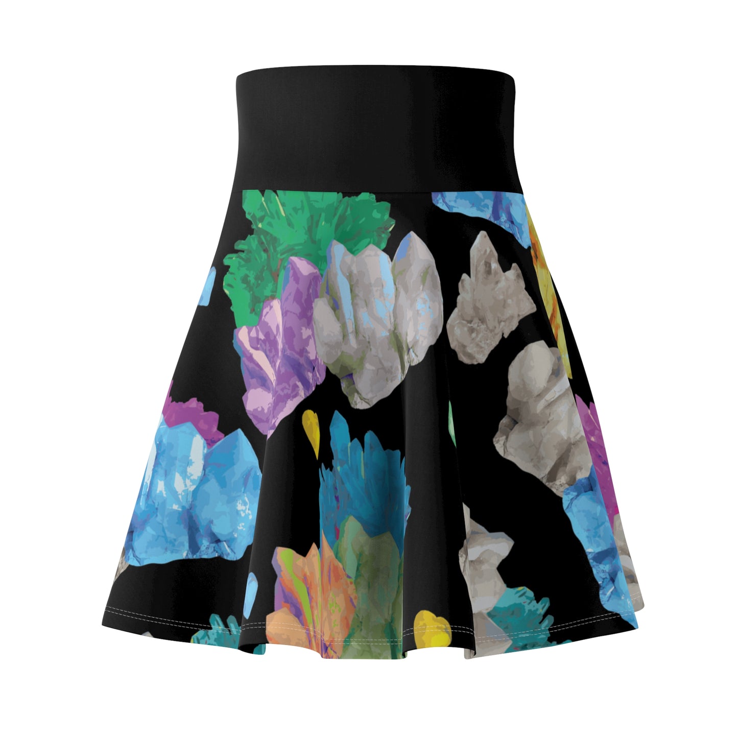 Vibrant Crystal Women's Skater Skirt