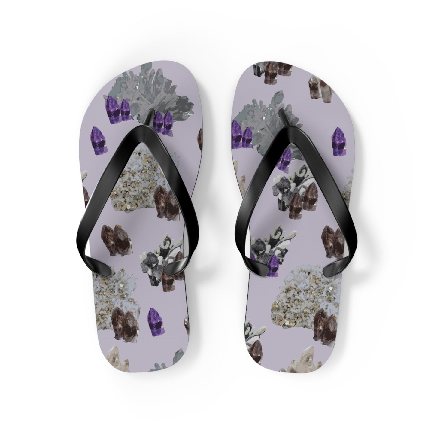 Natural Crystal Flip Flops