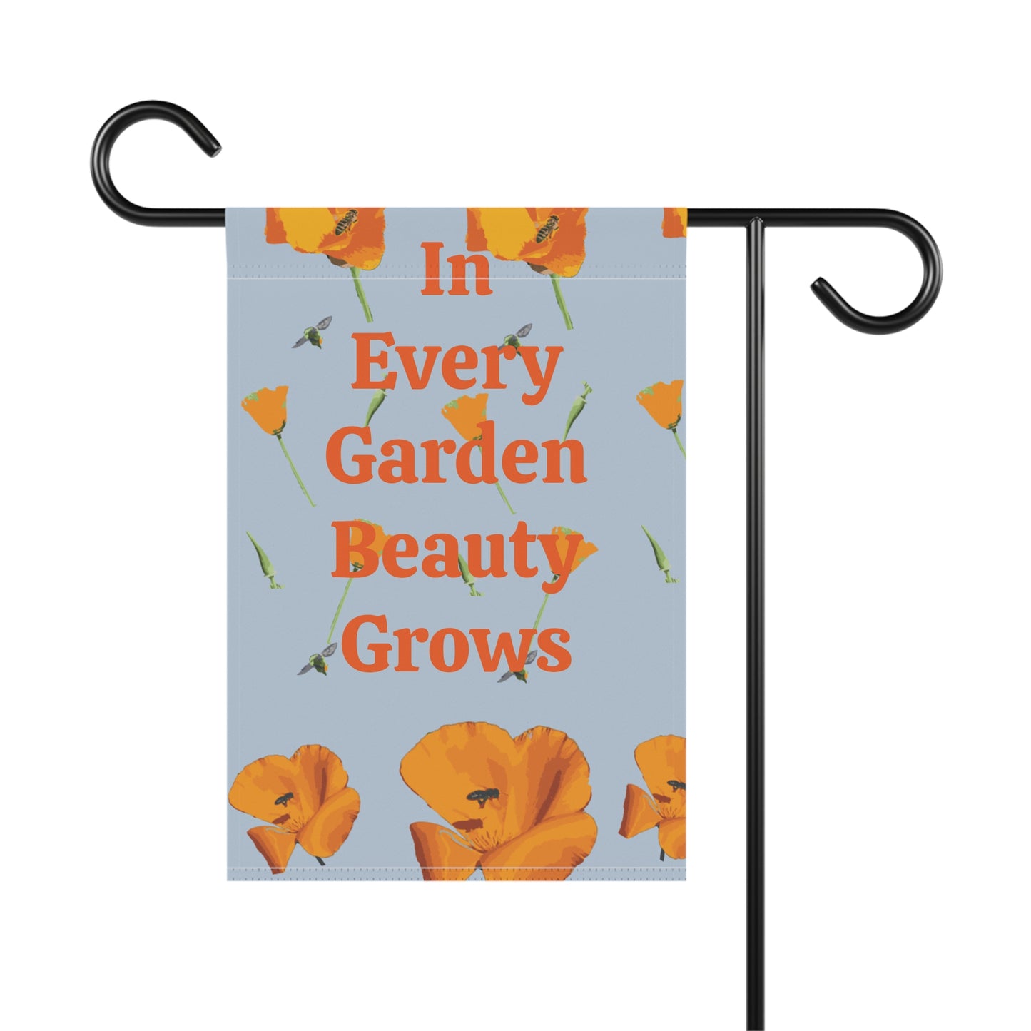 Cute Flowers and Bees Garden & House Banner