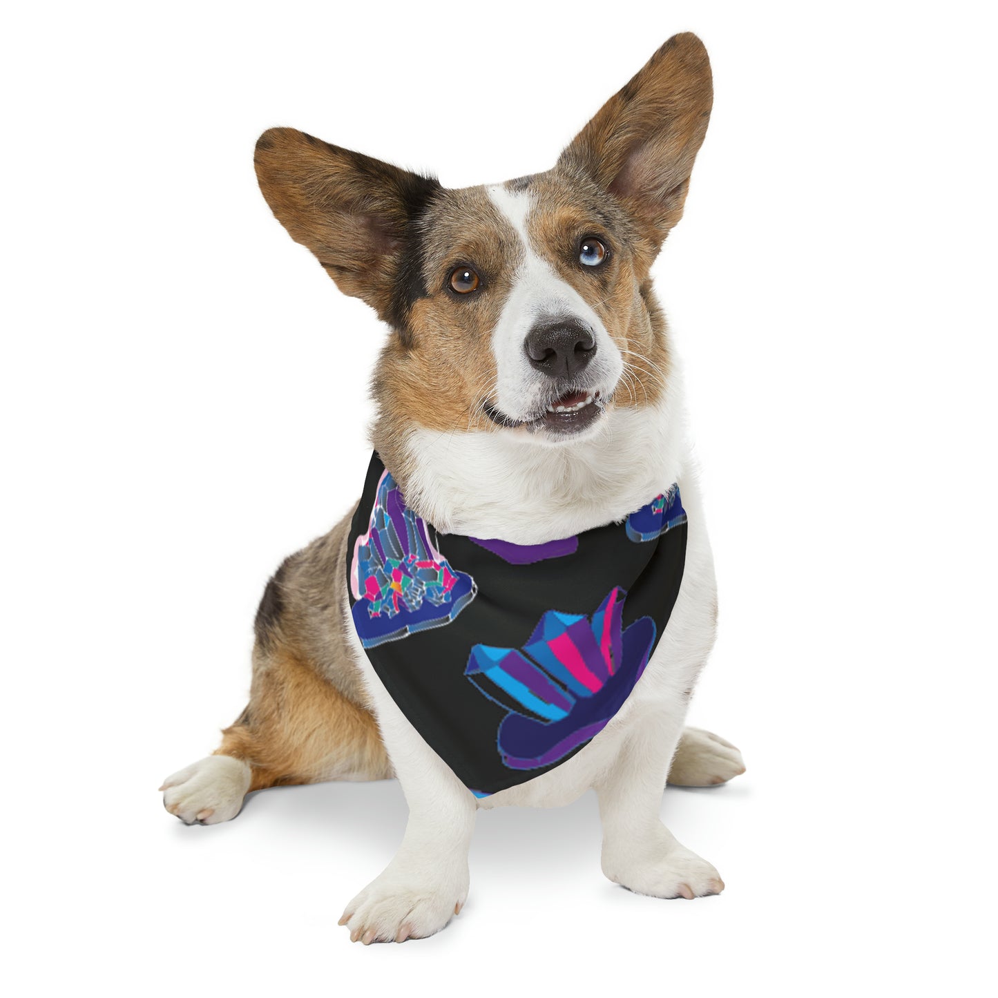 Crystal Pet Bandana Collar