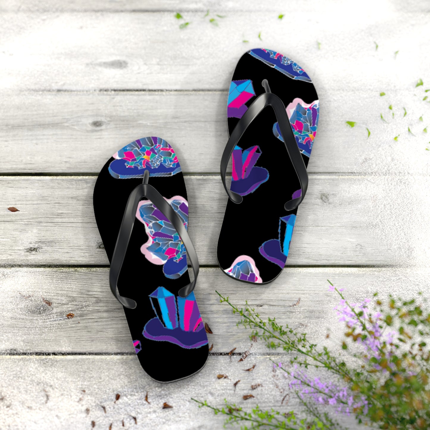 Crystal Flip Flops