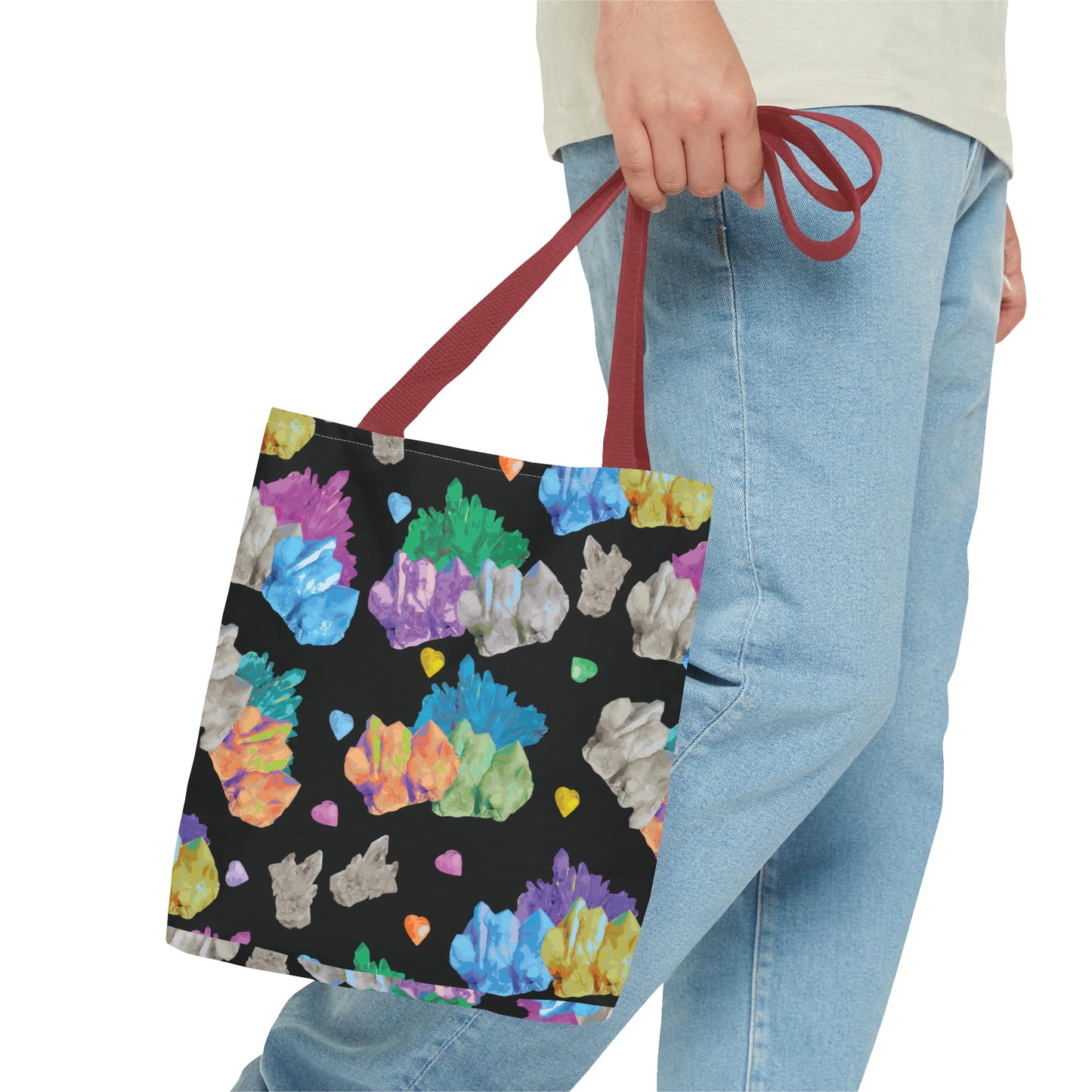 Vibrant Crystal Tote Bag