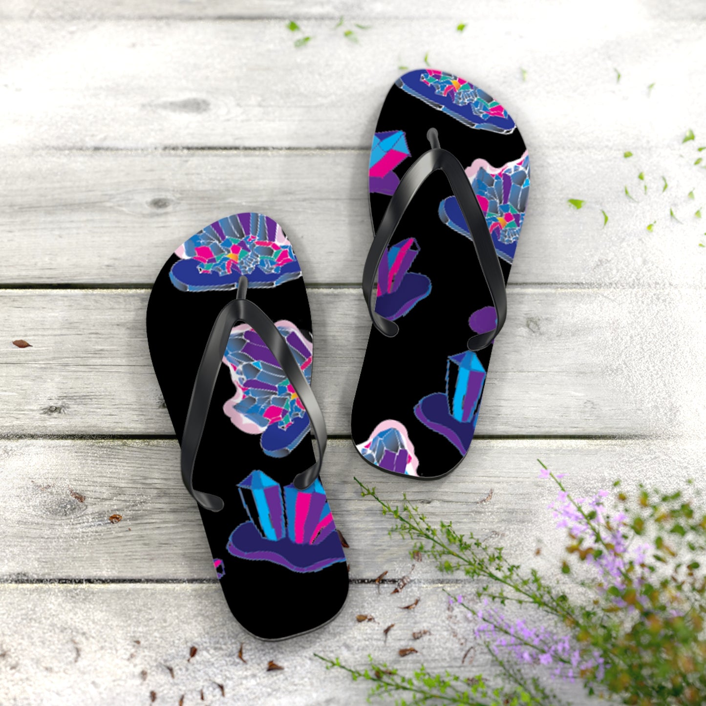 Crystal Flip Flops