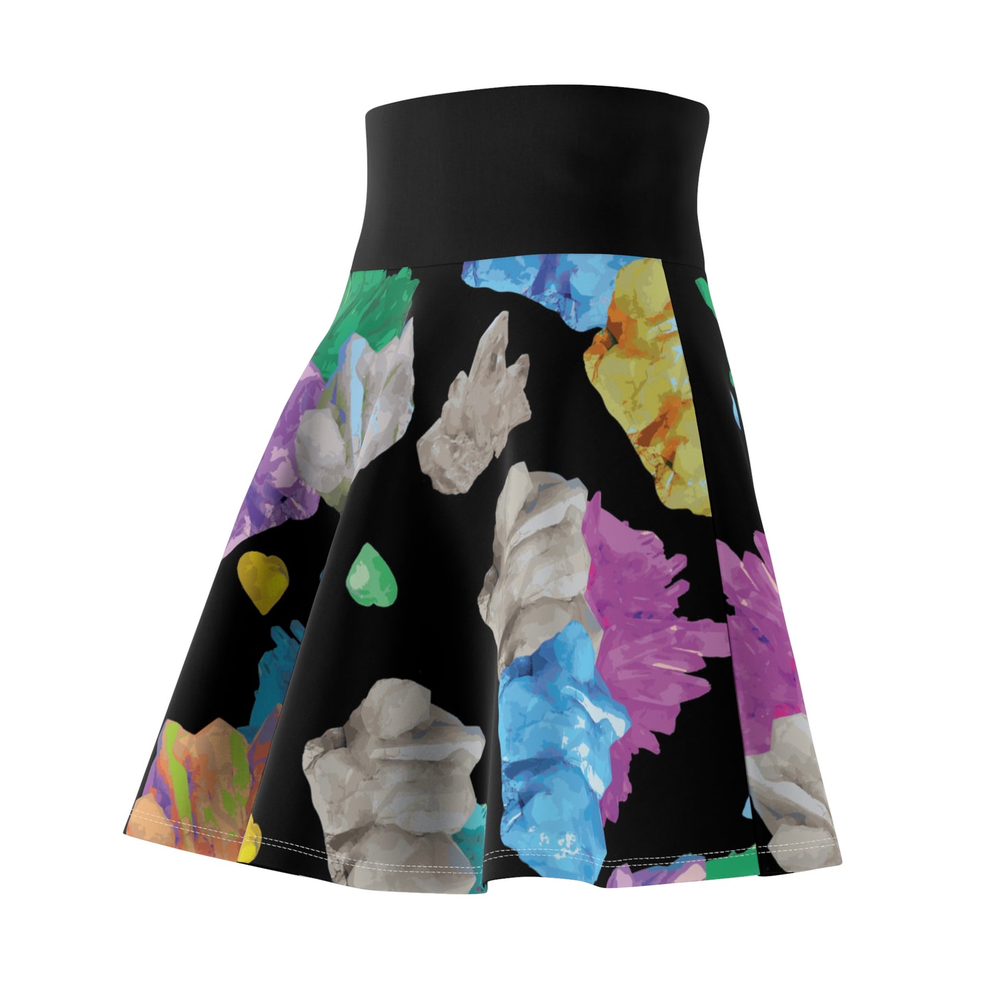 Vibrant Crystal Women's Skater Skirt