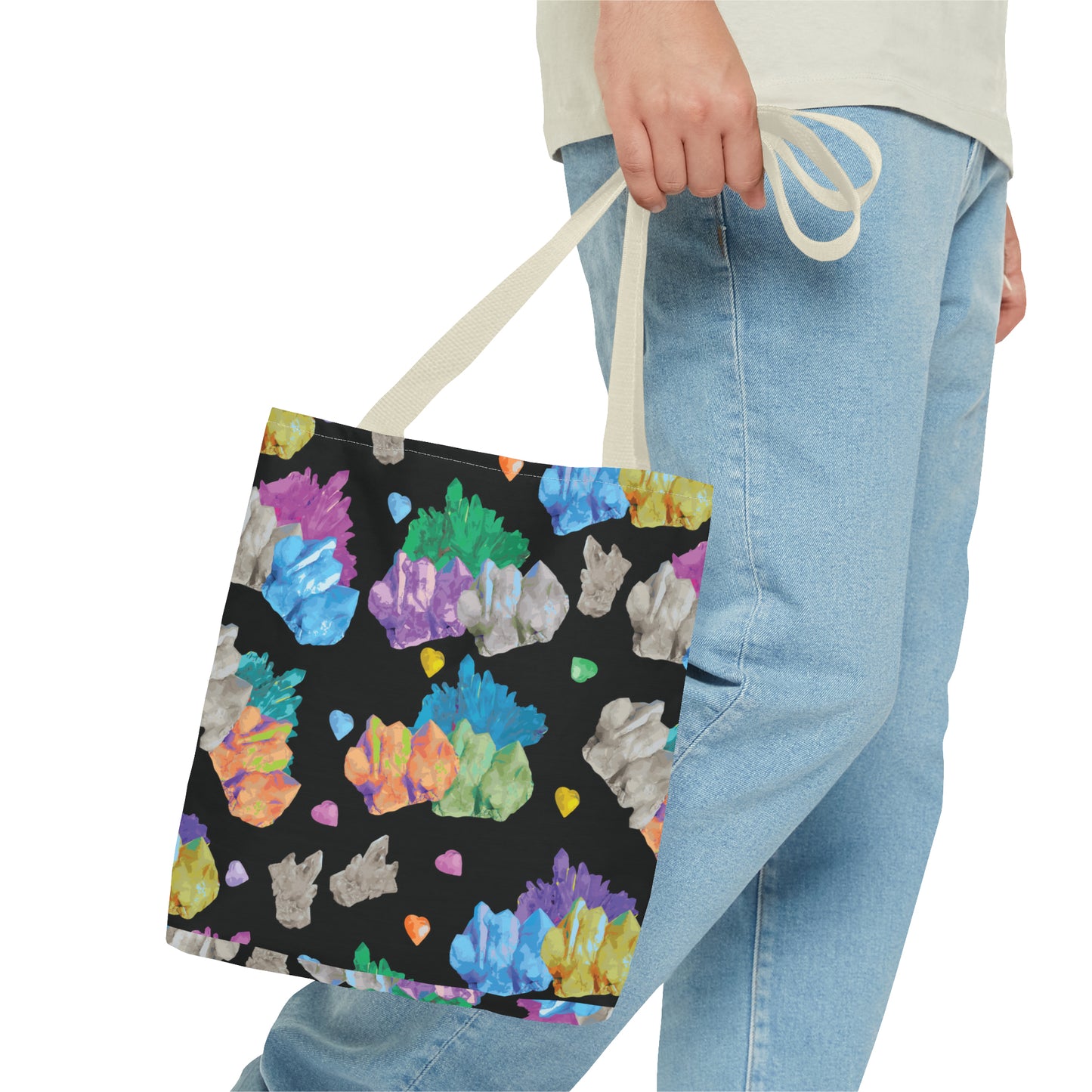 Vibrant Crystal Tote Bag