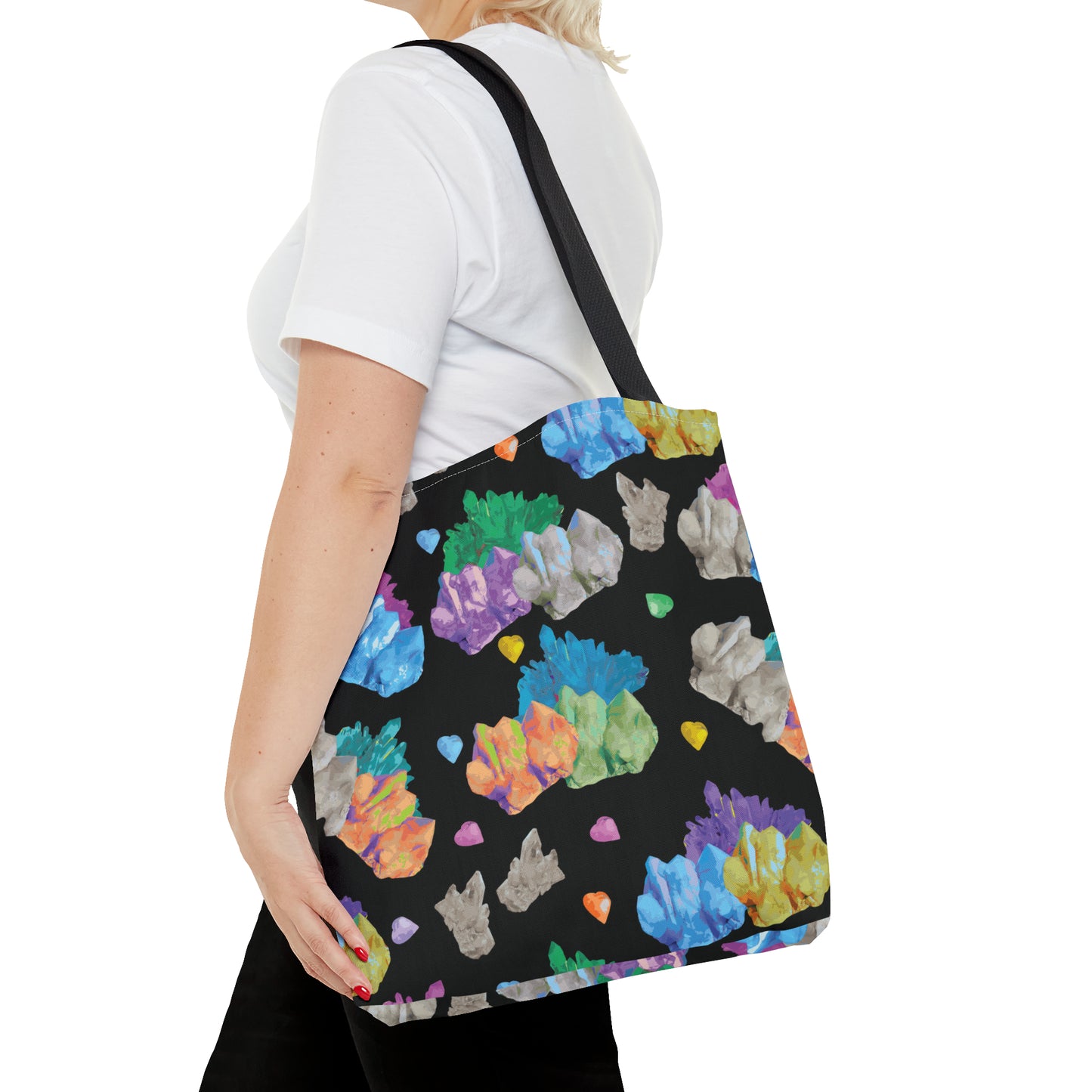 Vibrant Crystal Tote Bag