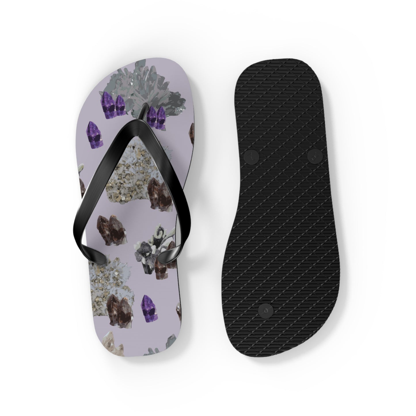 Natural Crystal Flip Flops