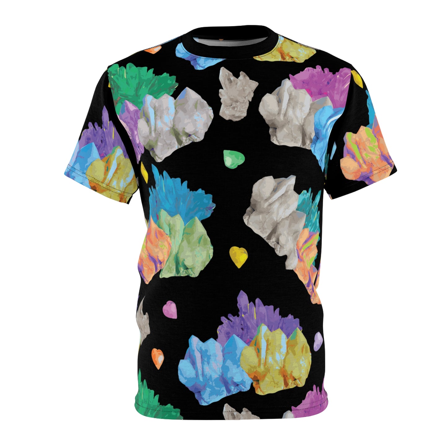 Vibrant Crystal Unisex Cut & Sew Tee