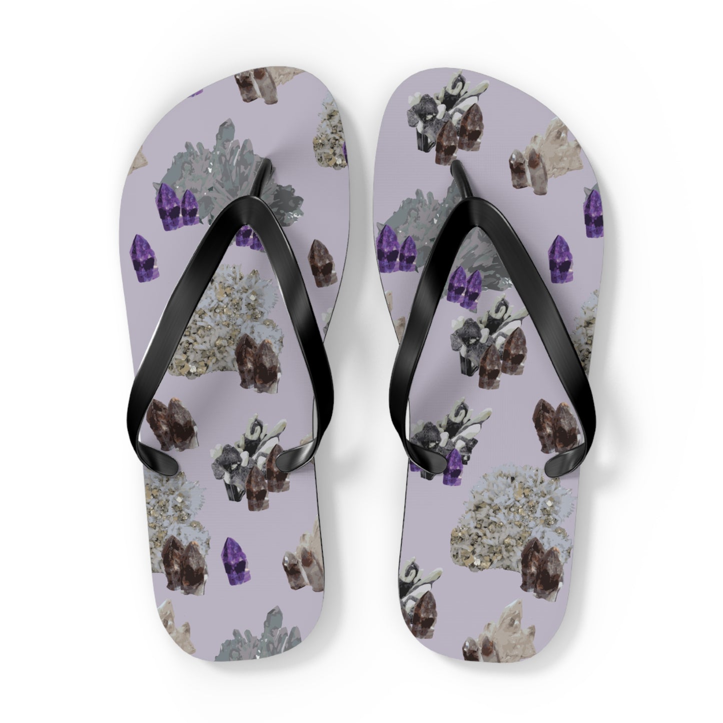 Natural Crystal Flip Flops