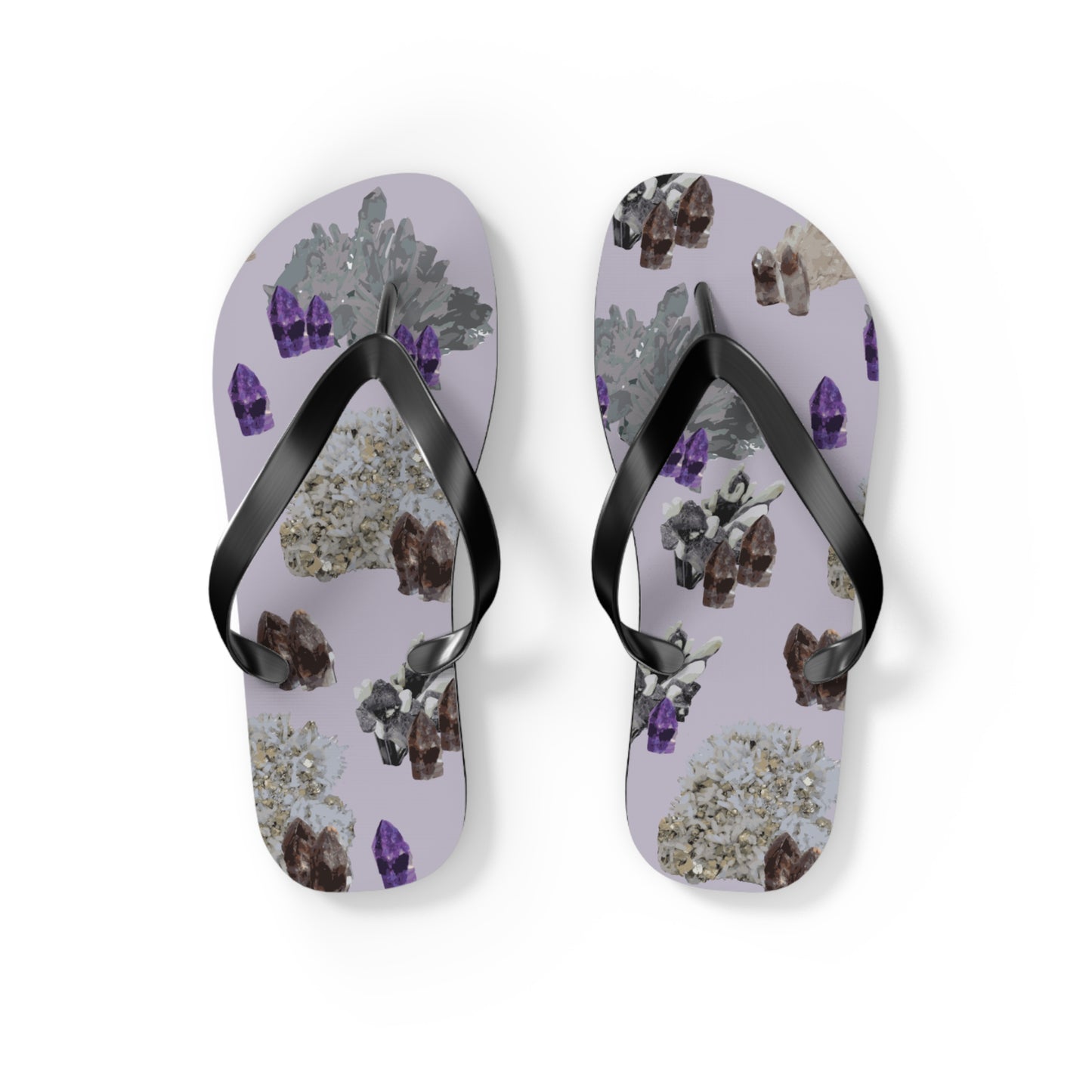 Natural Crystal Flip Flops