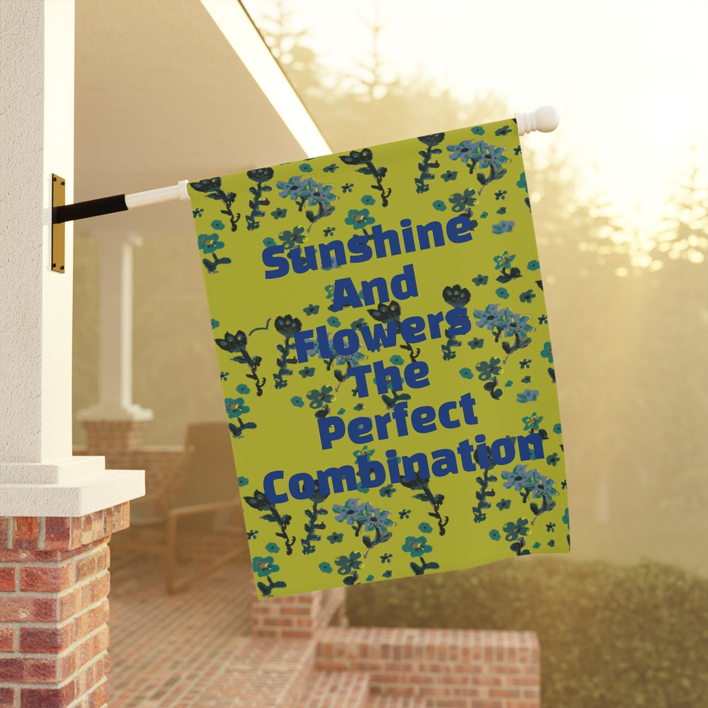 Sunshine and Flowers Perfect Combo Garden & House Banner