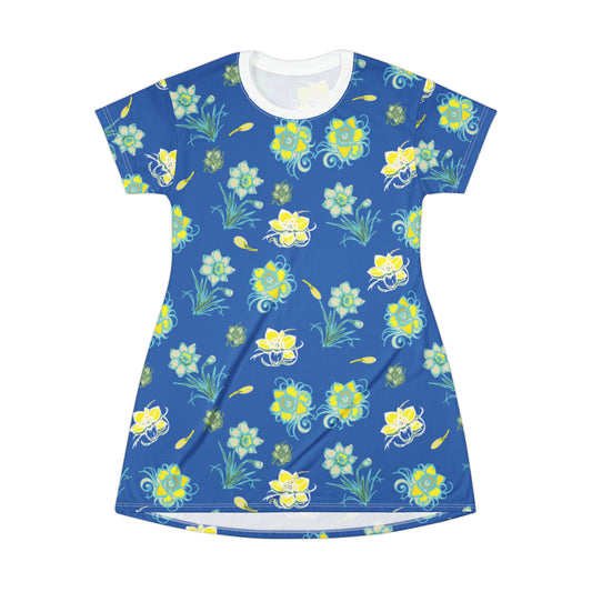 T-Shirt Dress Daffodils