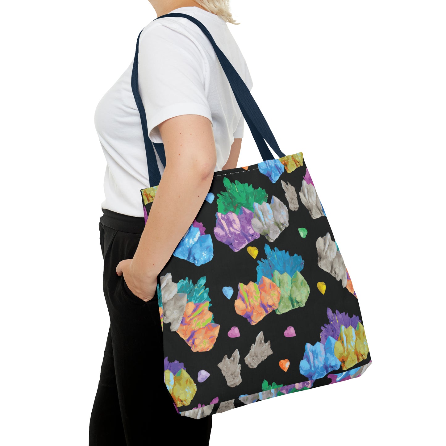 Vibrant Crystal Tote Bag